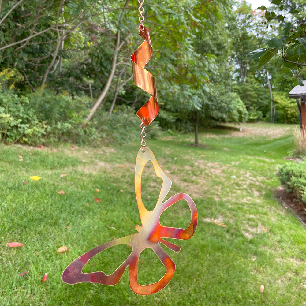 Natural Copper Hanging Spinners