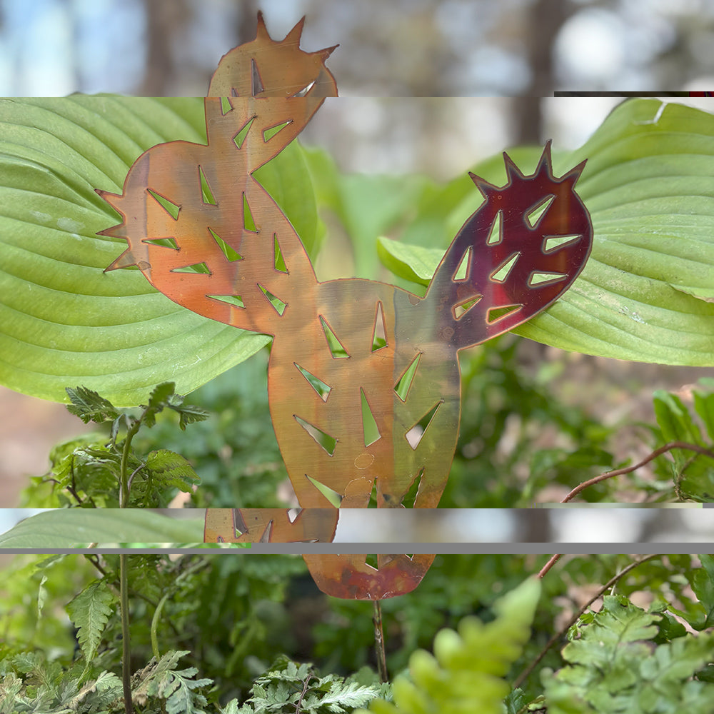 plant pot stakes Natural Copper Garden and Porch Pot Stakes