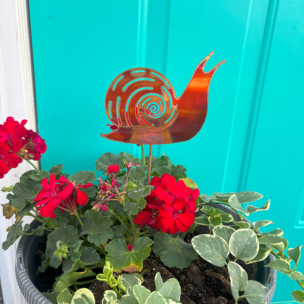 Natural Copper Garden and Porch Pot Stakes