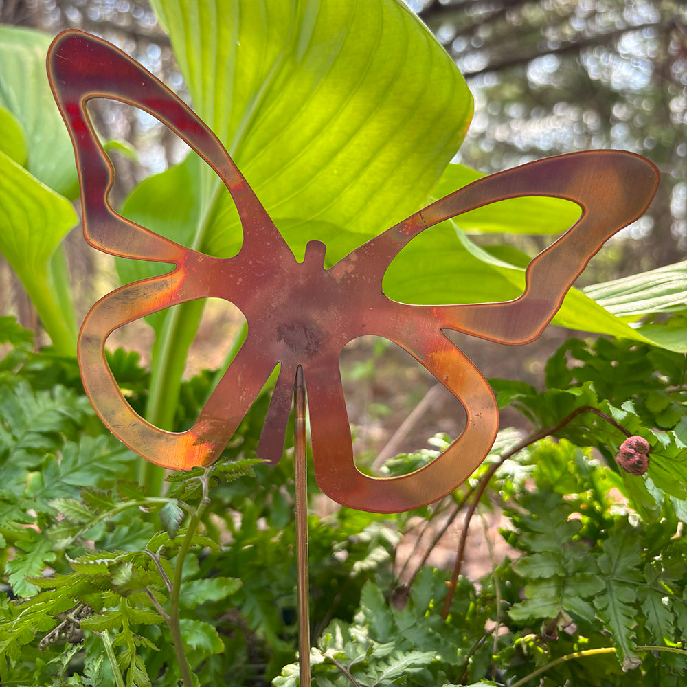 Natural Copper Garden and Porch Pot Stakes