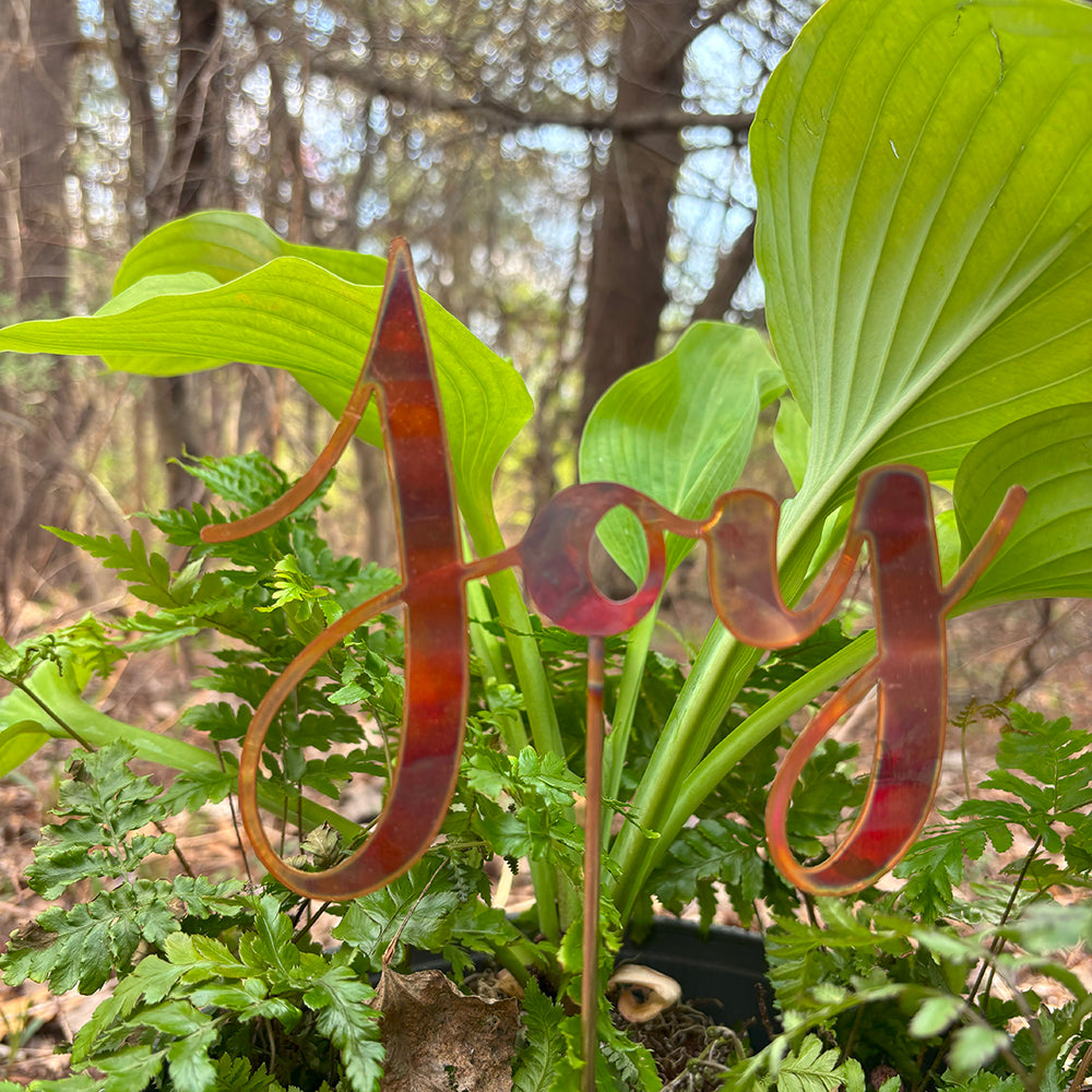 Natural Copper Garden and Porch Pot Stakes