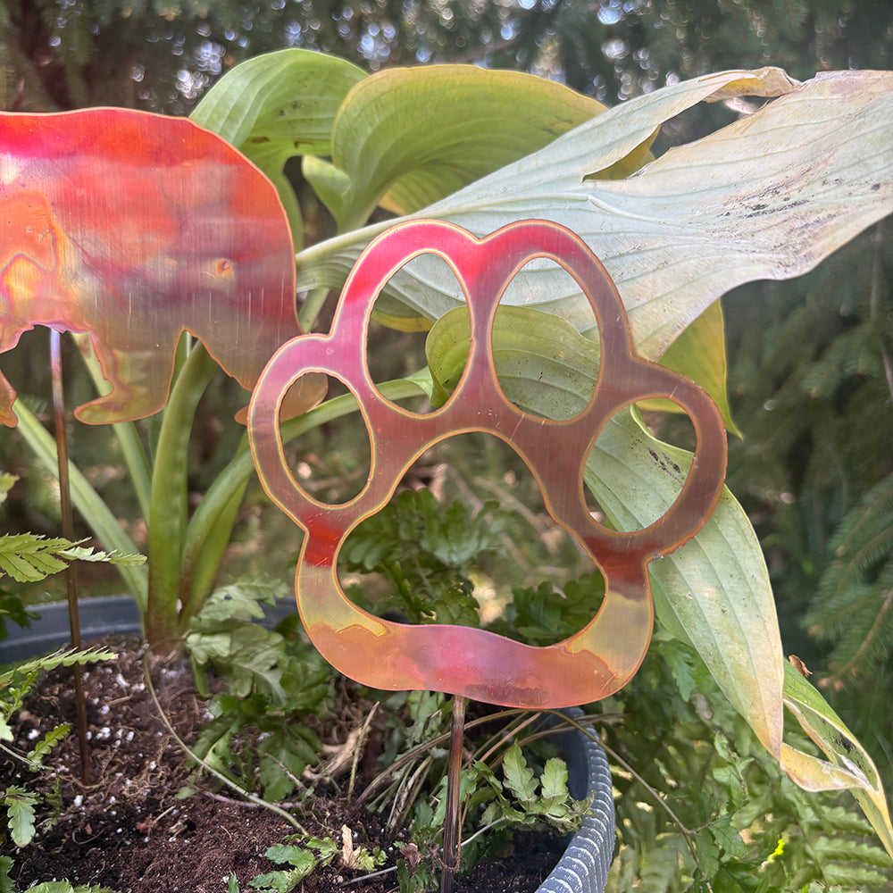 Natural Copper Garden and Porch Pot Stakes