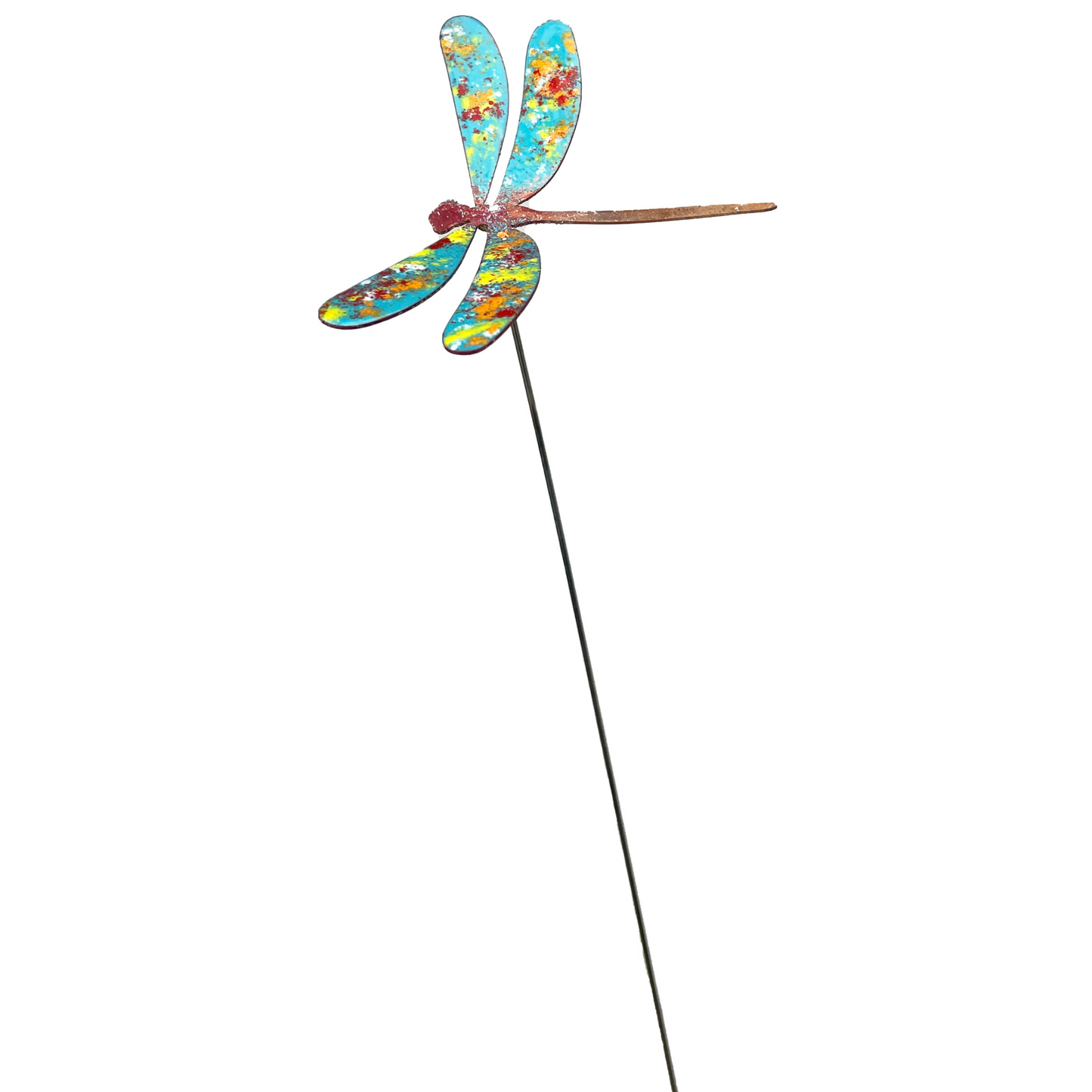 Medium Enamel Copper Dragonfly